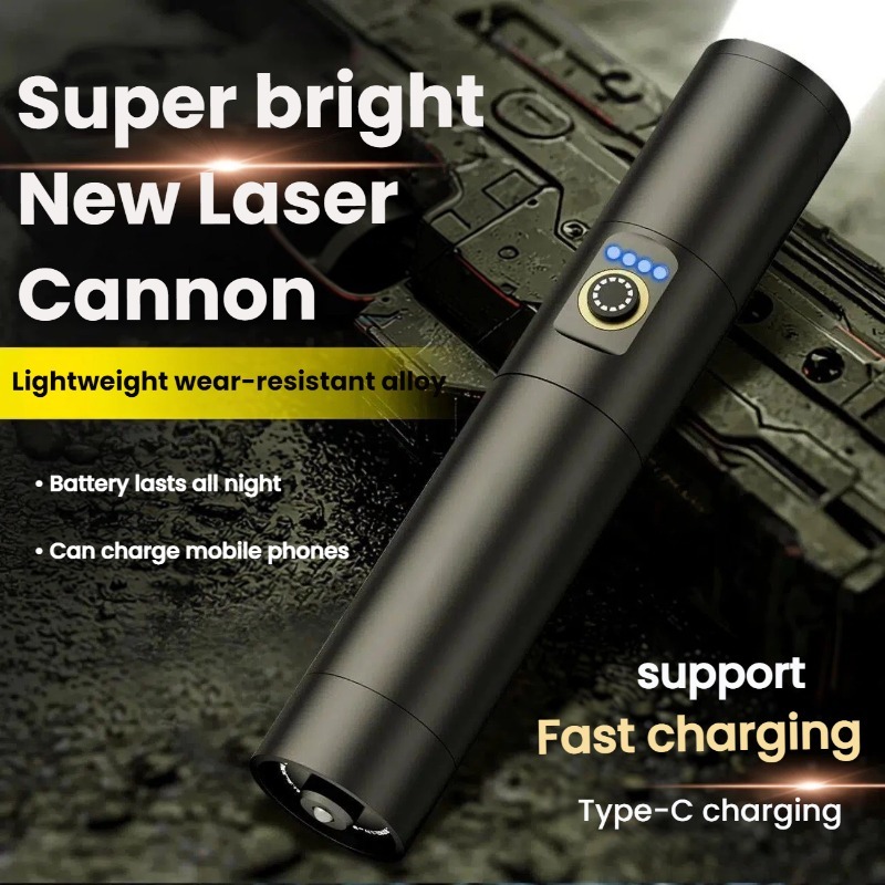 Outdoor Adventure Trips - Senter LED Cahaya Kuat Pengisian Daya