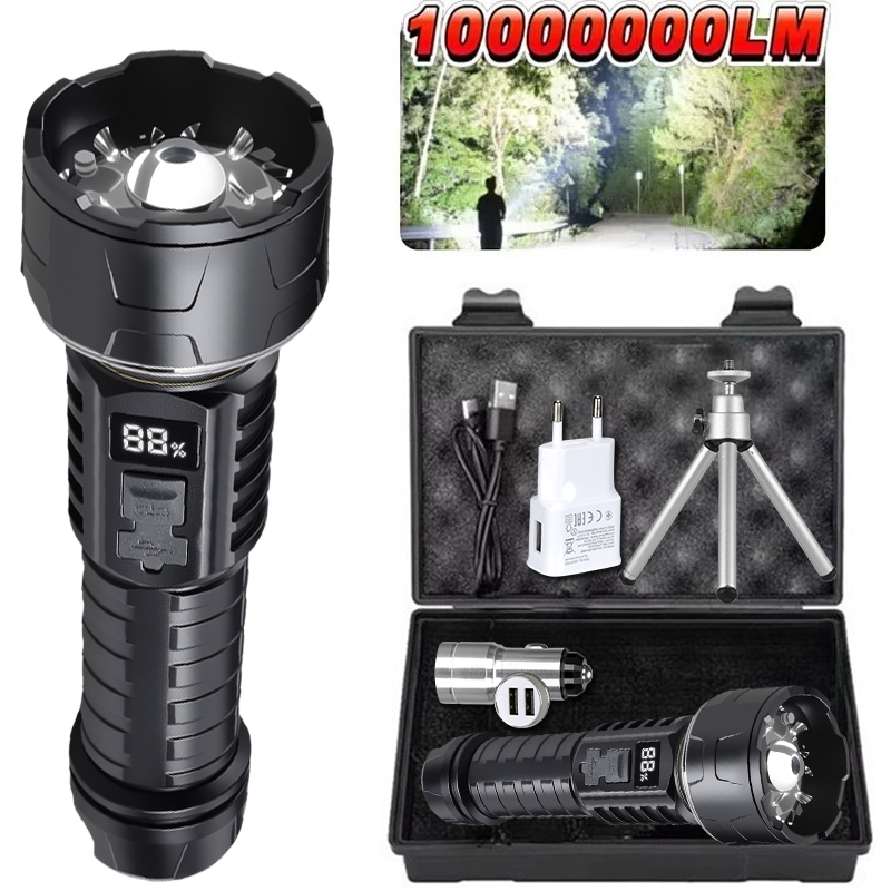 Outdoor Adventure Trips - Senter LED COB Lentera Isi Ulang