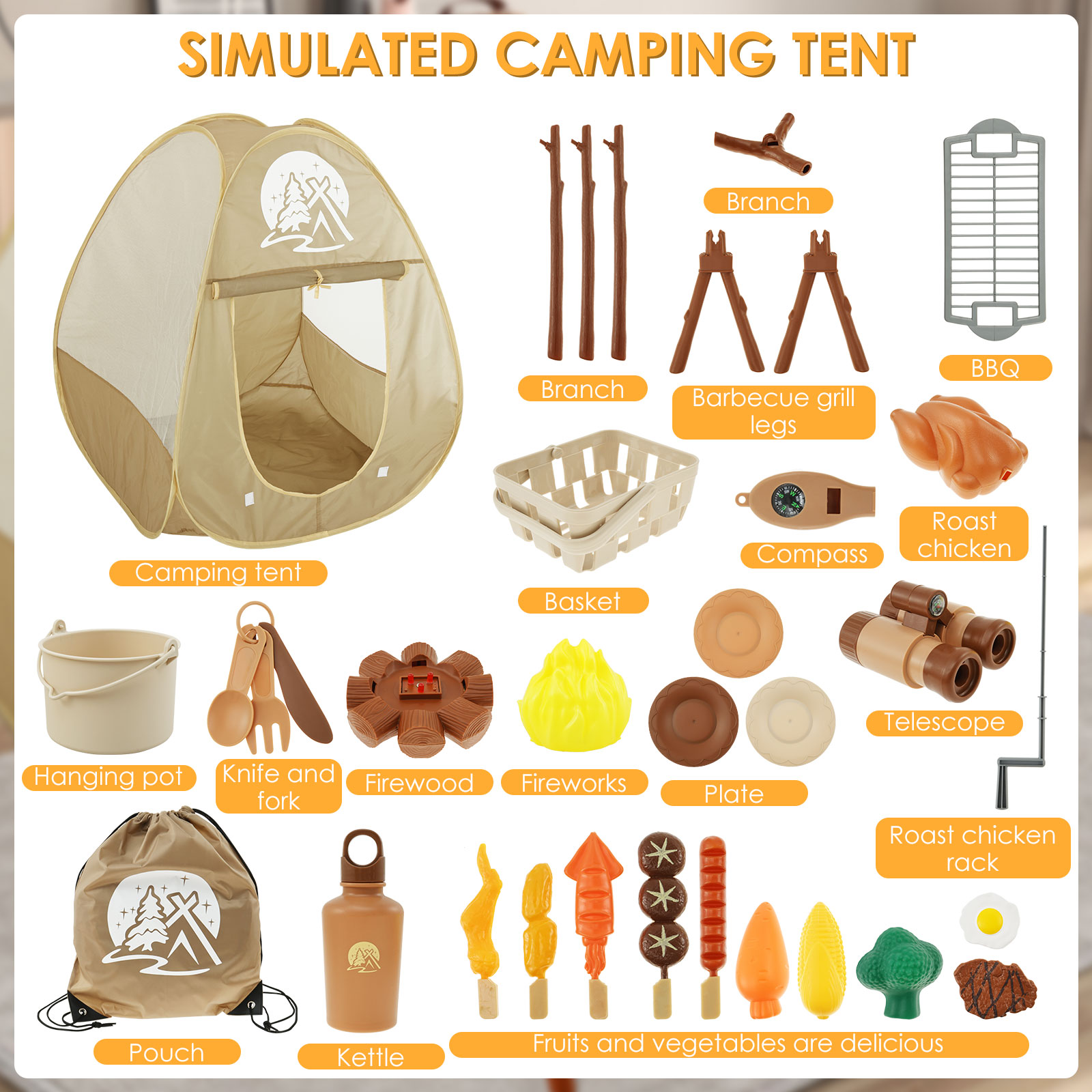 Set Mainan Berkemah Anak-anak  - Outdoor Adventure Kit For Kids ulasan dan harga